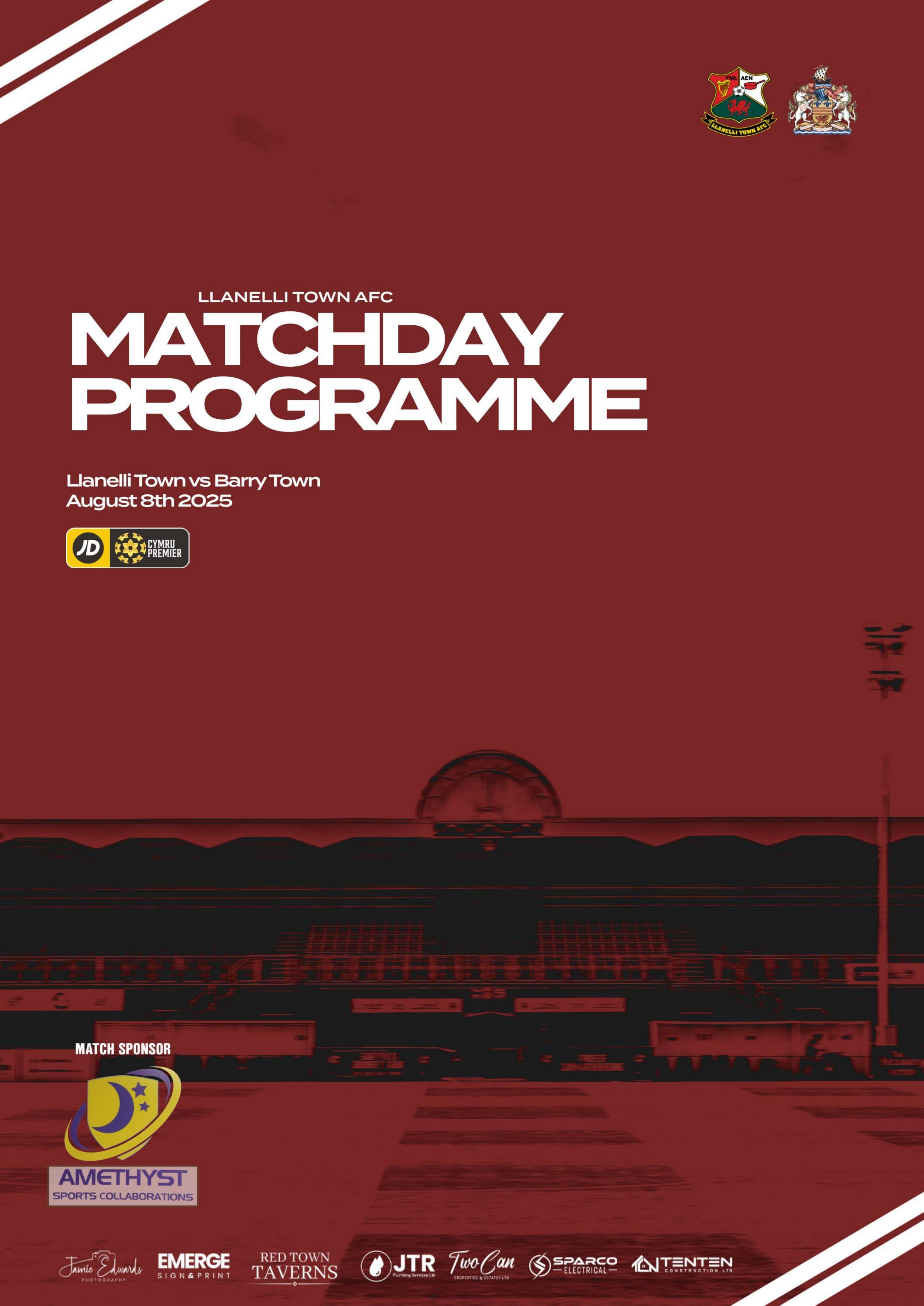 Match programme cover